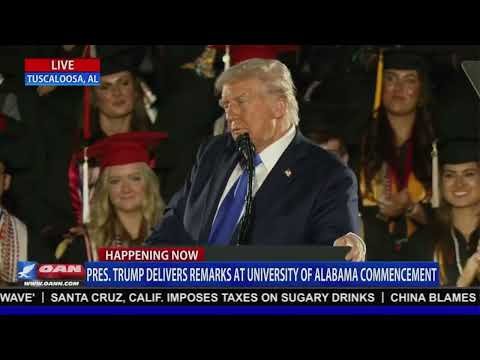 President Trump Gives Commencement Address at University of Alabama