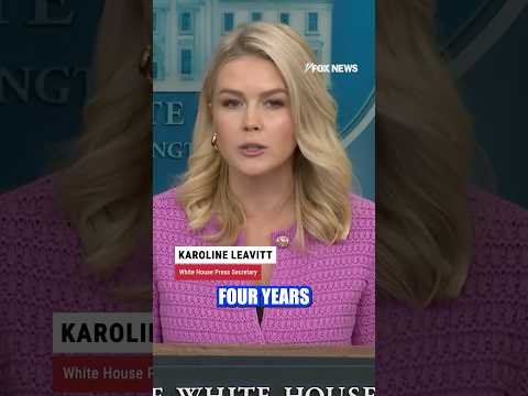 Karoline Leavitt says Trump is bringing back the golden age after inheriting a mess #trump #shorts