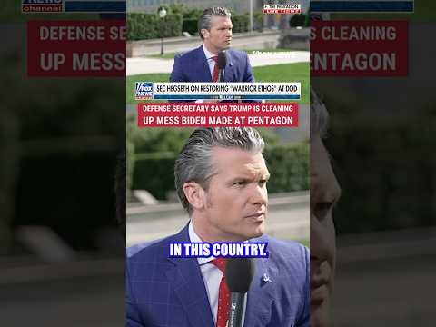 Pete Hegseth praises President Trump’s push to revive the warrior ethos at the Pentagon #foxnews 1 Pete Hegseth praises President Trump’s push to revive the warrior ethos at the Pentagon #foxnews