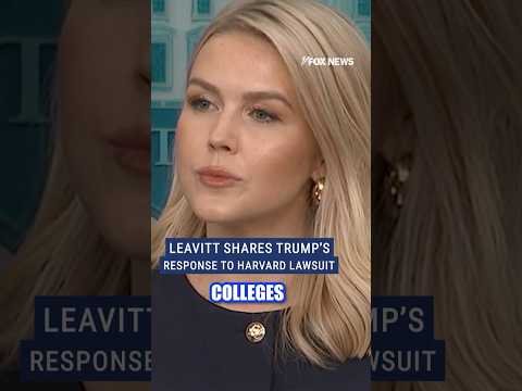 Leavitt: Schools that receive federal dollars should abide by federal law #shorts #trump #harvard 1 Leavitt: Schools that receive federal dollars should abide by federal law #shorts #trump #harvard