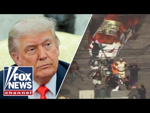 BREAKING: Trump deploys National Guard to LA as violent anti-ICE protests rage on