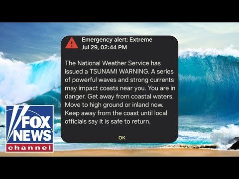 BREAKING: Tsunami alerts triggered for entire US West Coast after massive 8.7 quake