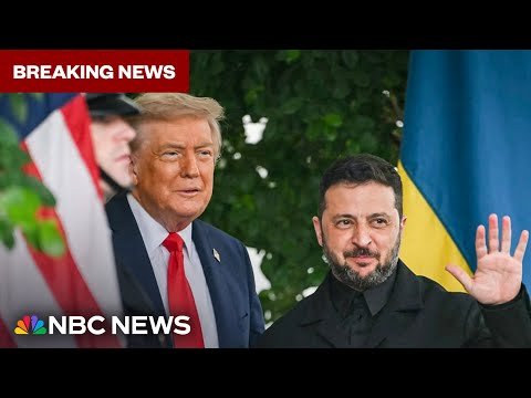 LIVE: Trump meets with Zelenskyy and European leaders | NBC News