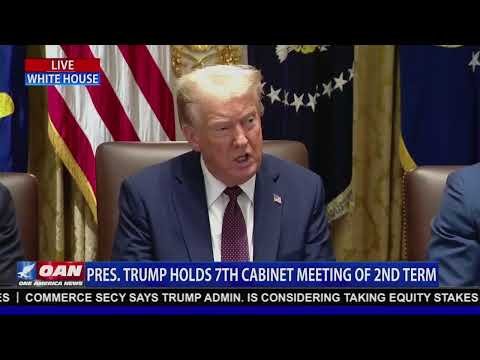 President Trump Holds 7th Cabinet Meeting of 2nd Term