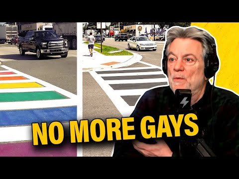 Ron DeSantis Paints Over "Gay Rainbow Crosswalk" & Libs are Pissed 😂 1 Ron DeSantis Paints Over "Gay Rainbow Crosswalk" & Libs are Pissed 😂