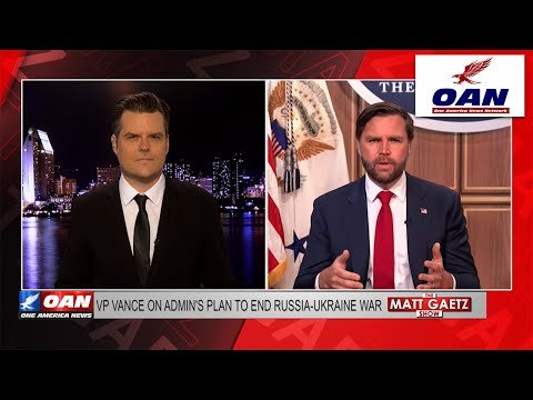 VICE PRESIDENT JD VANCE ON CARTELS, BORDER SECURITY, AND PEACE TALKS | THE MATT GAETZ SHOW EXCLUSIVE