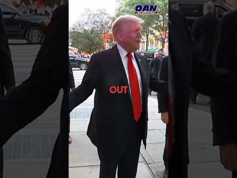 President Trump walked into Joe’s Seafood in Washington, D.C. on Tuesday with VP 1 President Trump walked into Joe’s Seafood in Washington, D.C. on Tuesday with VP