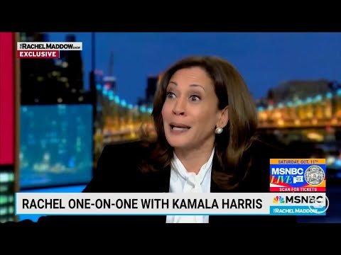Kamala Harris' NEW Interview on MSNBC is a Must-See Trainwreck!