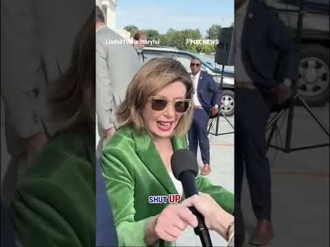 'SHUT UP!': Pelosi melts down at reporter's Jan. 6 question #shorts #foxnews #politics #political