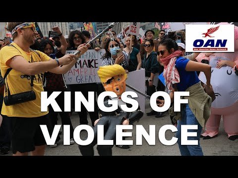 NO KINGS PROTESTERS CALL FOR VIOLENCE, MOCK TRUMP’S DEATH | The Real Story with Riley Lewis