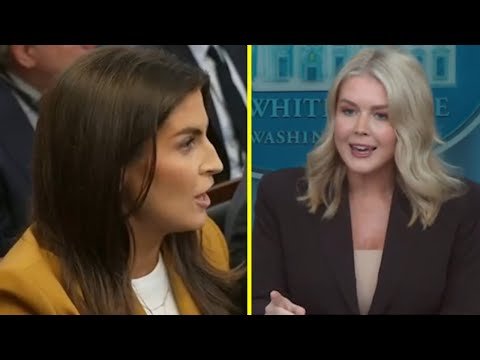 Karoline Leavitt Flips the Script on CNN's Kaitlan Collins at W.H. Press Briefing