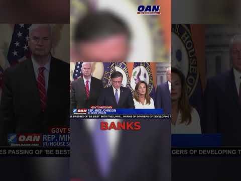 Speaker Mike Johnson blames Democrats for the government shutdown