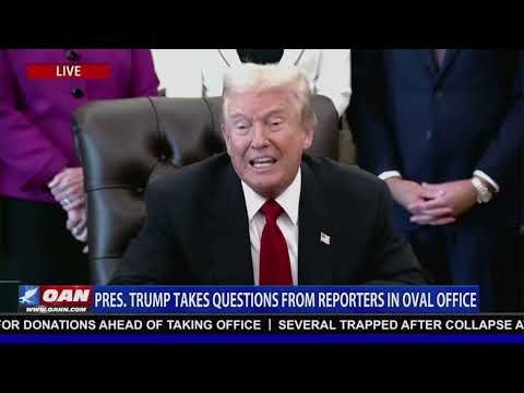 President Trump Takes Questions from Reporters in Oval Office 1 President Trump Takes Questions from Reporters in Oval Office