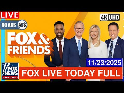 [LIVE] Fox & Friends 11/23/25 – Fox News Live November 23, 2025 | FOX NEWS LIVE 11/23/2025