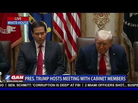 President Trump Host Meeting with Cabinet Members