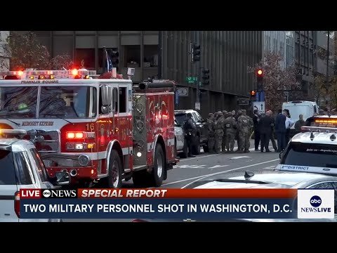 LIVE: 2 uniformed military personnel shot near White House l ABC News Special Report 1 LIVE: 2 uniformed military personnel shot near White House l ABC News Special Report