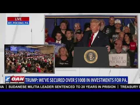 President Trump Speaks on Affordability at PA. Rally