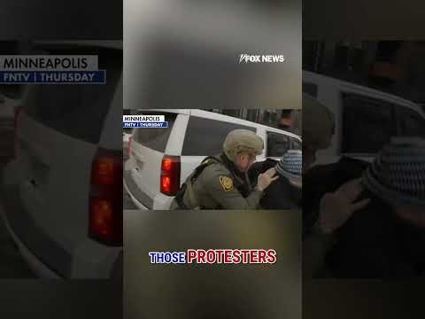 Border Patrol chief CLASHES with Minnesota protesters #shorts