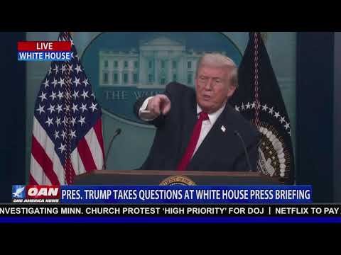 LIVE: President Trump Speaks at White House Press Briefing 1 LIVE: President Trump Speaks at White House Press Briefing