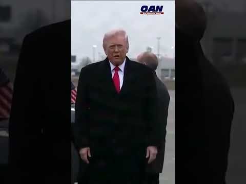 President Trump Arrives in Michigan to Tour Ford F-150 Plant, Speak at Detroit Economic Club