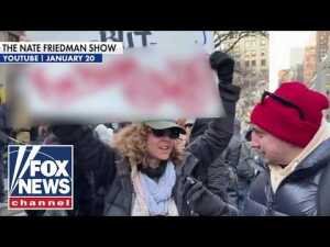 WATCH: Protester MOCKED for 'crazy' response on immigration enforcement