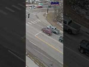 Cars fall into sinkhole