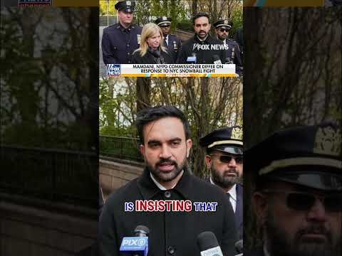 Mamdani DOUBLES DOWN on downplaying NYPD snowball attack #foxnews #news #us #fox 1 Mamdani DOUBLES DOWN on downplaying NYPD snowball attack #foxnews #news #us #fox