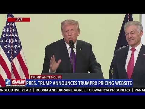 President Trump Announces TRUMPRX Pricing Website 1 President Trump Announces TRUMPRX Pricing Website