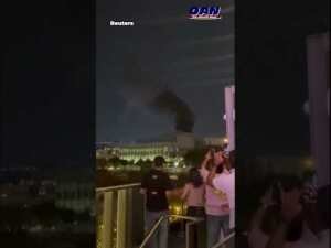 Eyewitness video shows large plume of smoke billowing from U.S. Consulate in Dubai