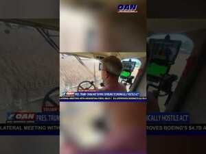 Trump is describing China’s failure to buy U.S. soybeans as an economically hostile act.