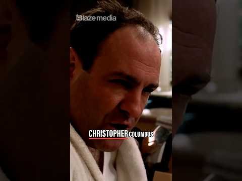 President Trump channels Tony Soprano with Statue of Christopher Columbus