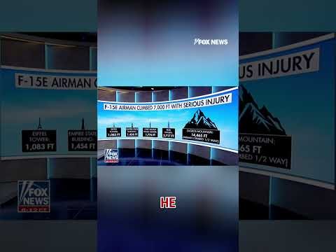 Injured airman scaled equivalent of 7 Eiffel Towers before rescue #shorts 1 Injured airman scaled equivalent of 7 Eiffel Towers before rescue #shorts