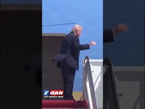 President Trump departs Washington, D C , enroute to Las Vegas