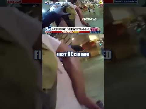 Surveillance cam shows BRUTAL attack of 77-year-old man #foxnews #news #shorts #police #crime