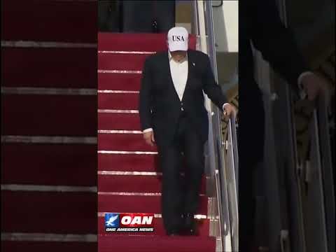 President Trump exits Air Force One at Joint Base Andrews following his visit to China