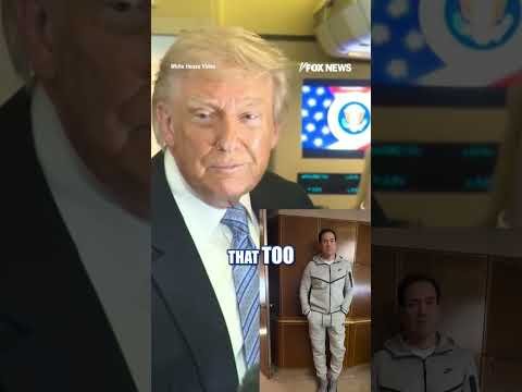 Trump jokes about Rubio's sweatsuit #foxnews #news #us #fox