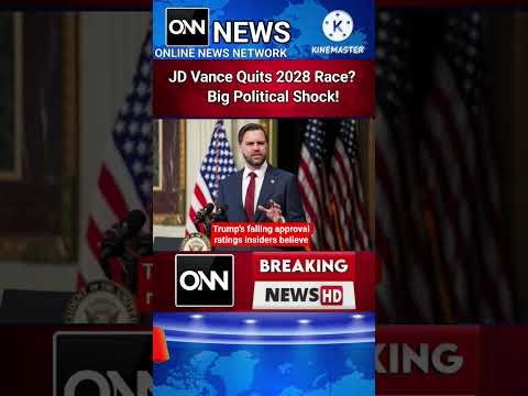 JD Vance Quits 2028 Race? Big Political Shock!