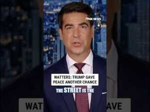 Watters: Trump gave peace another chance  #foxnews #news #us #fox #breaking #media #usa #trump