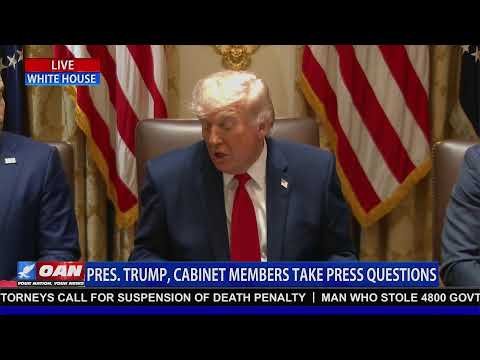 LIVE: PRESIDENT TRUMP HOLDS CABINET MEETING AT WH