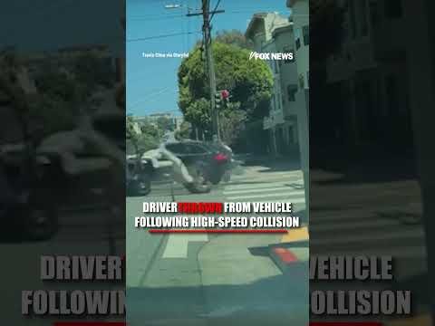 Driver THROWN from vehicle following HIGH-SPEED COLLISION #foxnews #news #us #fox 1 Driver THROWN from vehicle following HIGH-SPEED COLLISION #foxnews #news #us #fox