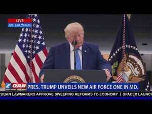 LIVE: TRUMP TO UNVEIL NEW AIR FORCE ONE