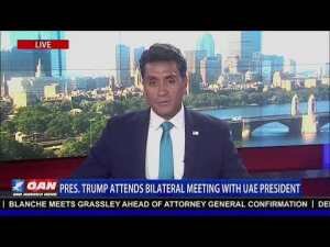 LIVE: TRUMP ATTENDS BILATERAL MEETING WITH UAE PRESIDENT
