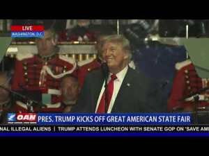LIVE: TRUMP SPEAKS AT GREAT AMERICAN STATE FAIR RALLY