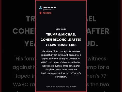Michael Cohen to Interview President Trump 1 Michael Cohen to Interview President Trump