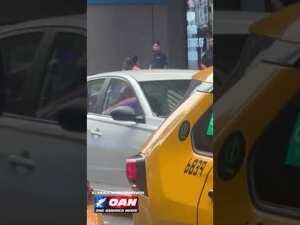 Woman allegedly stabbed two people in Times Square before confronting NYPD officers