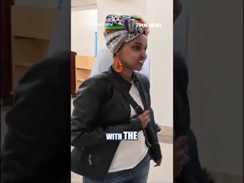 WATCH: Ilhan Omar SKIRTS question on police raid at son's home #shorts #foxnews