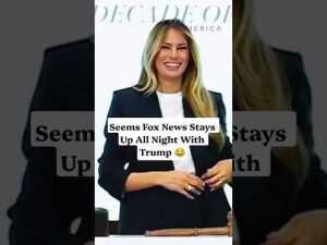 Fox News Host Dozes Off After Interview With Melania 🤣 #trump #foxnews #uspolitics #trumpnews #usa
