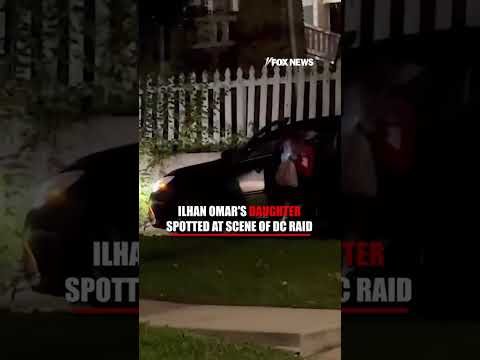 Ilhan Omar's daughter SPOTTED at scene of DC raid #shorts 1 Ilhan Omar's daughter SPOTTED at scene of DC raid #shorts