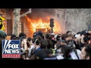 France in FLAMES: Escalation grips Paris as anti-government riots rage