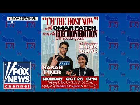 Ilhan Omar sparks NEW outrage with Hasan Piker event